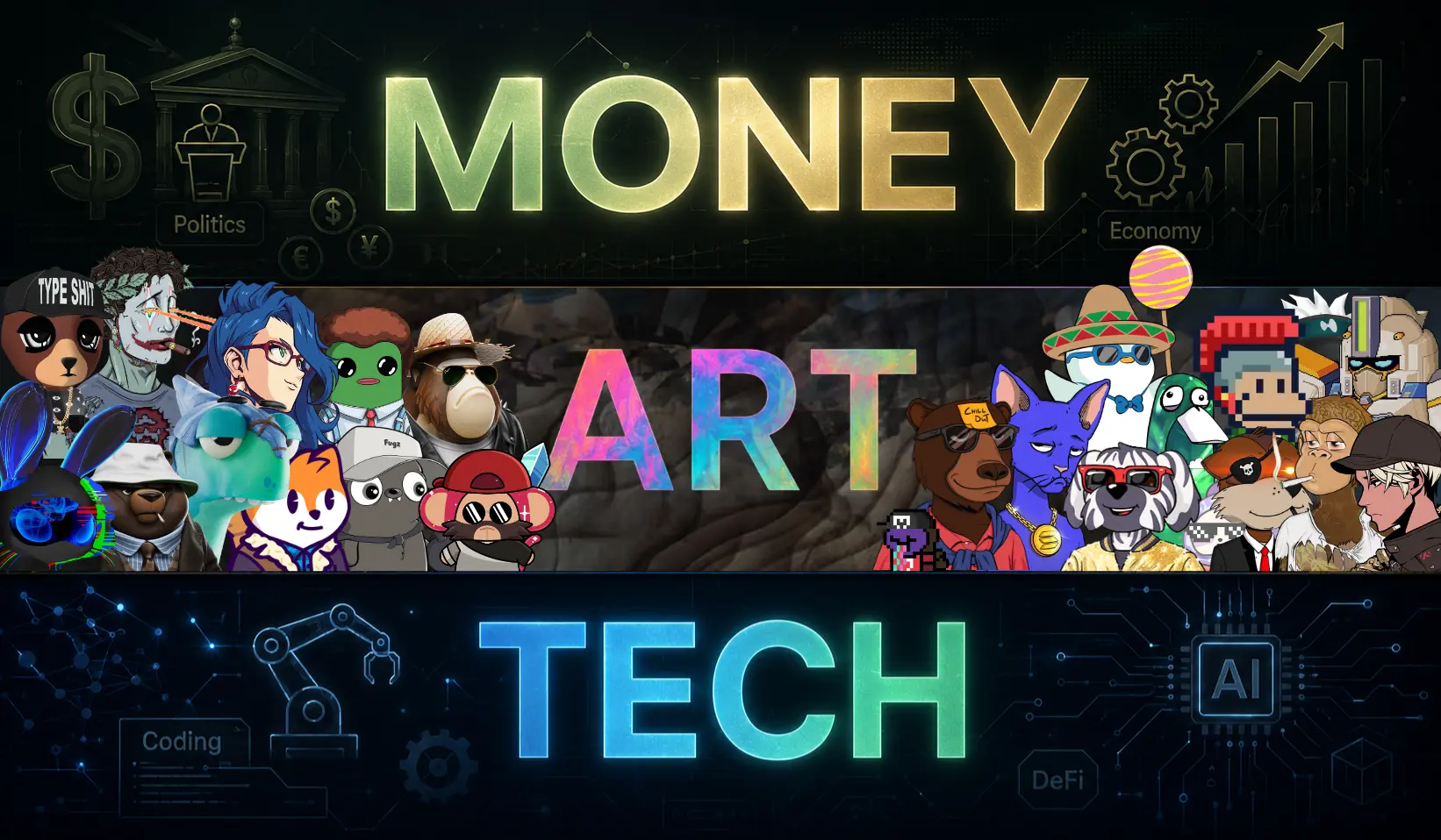 Money · Art · Tech